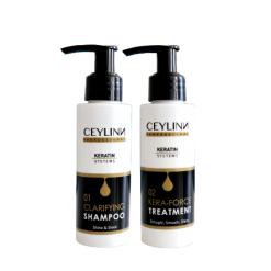 Ceylinn - Kera-Force Treatment 100 ml + Clarifying Shampoo 100 ml Μινι Σετ