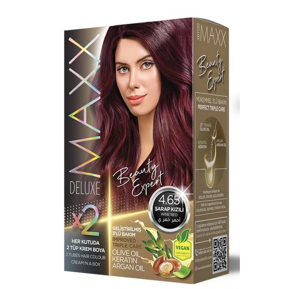 Maxx Deluxe Hair Color 4.65 WINE RED
