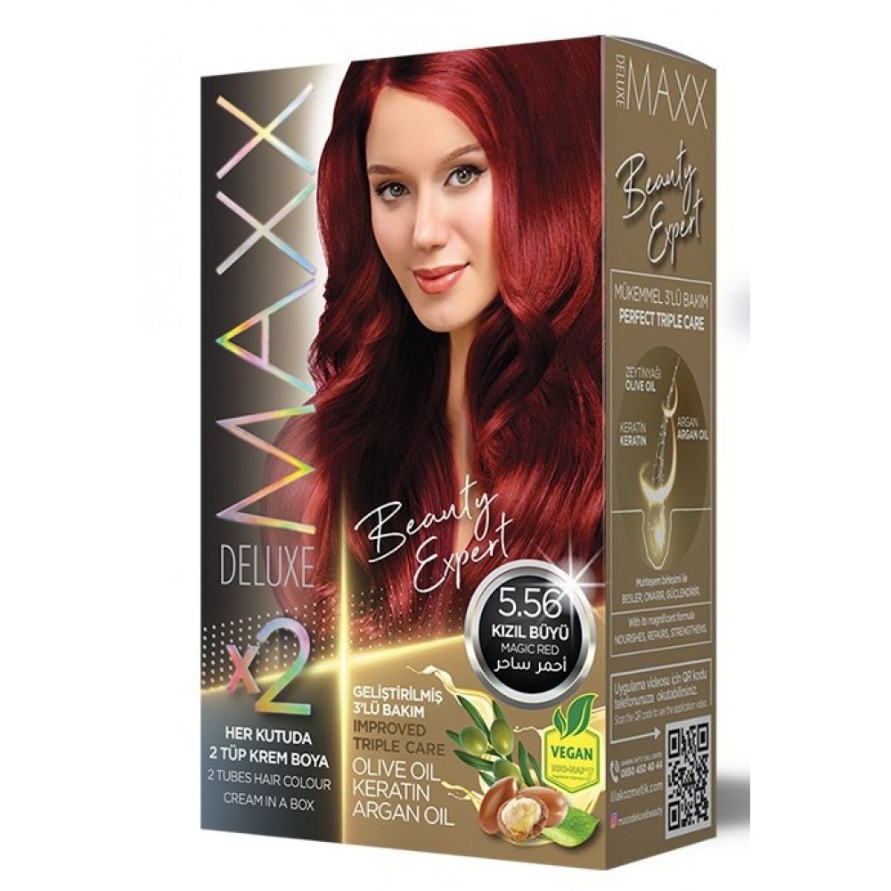 Maxx Deluxe Hair Color 5.56 MAGIC RED