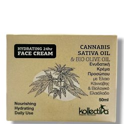 Kollectiva Ενυδατική 24ωρη Κρέμα Προσώπου με Έλαιο Κάνναβης