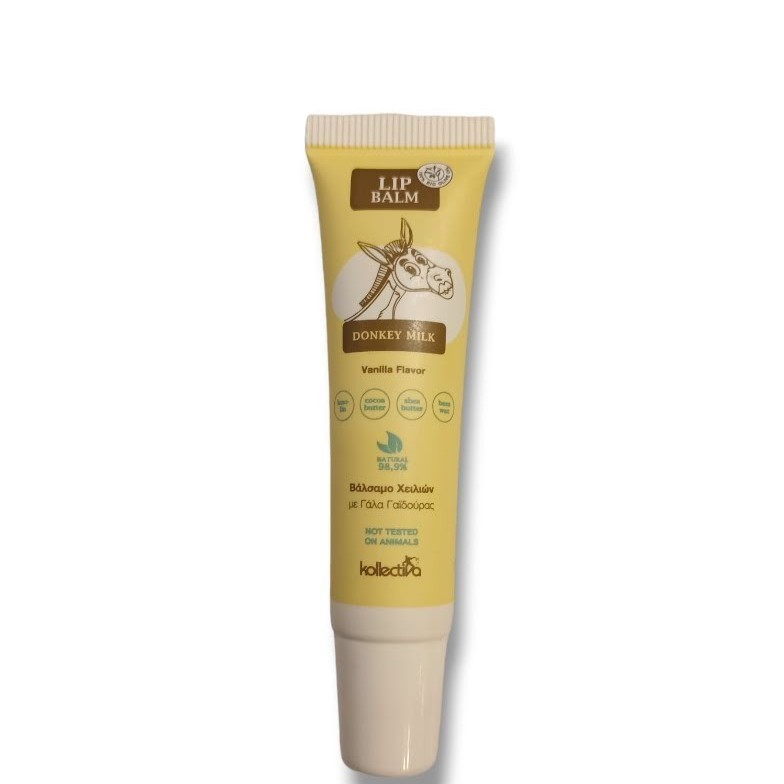 Kollectiva Lip balm με γάλα γαϊδούρας & ελαιόλαδο 10ml