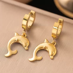 Σκουλαρίκια Ανοξείδωτη 18Κ Επιχρυσωμένα