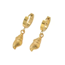 Σκουλαρίκια Ανοξείδωτη 18Κ Επιχρυσωμένα