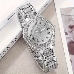  Ρολόι με λουράκι από ανοξείδωτο ατσάλι κομψό και ευέλικτο