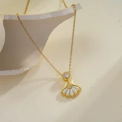 Κολιέ Ανοξείδωτο Ατσάλι 18Κ Επιχρυσωμένα