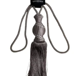 Δέστρα Κουρτίνας Με Φούντα Και Σχέδιο DNJHP-Ροζ