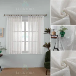 Κουρτίνα K6041-14 Μπέζ – Με Τρέσα -200x150CΜ