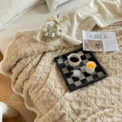 Κουβέρτα 2.5KG Προβατάκι Υπέρδιπλη 220Χ240-Μπεζ