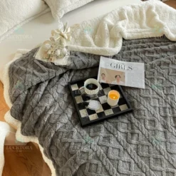 Κουβέρτα 2.5KG Προβατάκι Υπέρδιπλη 220Χ240-Γκρί