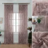Κουρτίνα 6041-4 Ροζ- Με Τρέσα -270x300CΜ