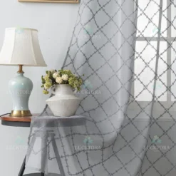 Κουρτίνα 6063-16 Σκούρο Γκρι- Με Τρέσα -270X280CM