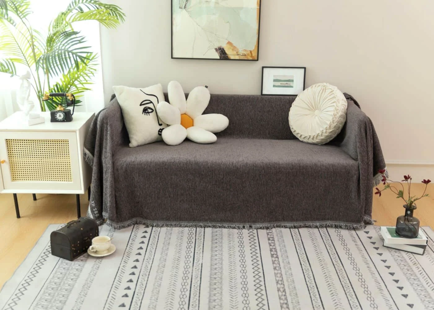 C12-ΡΙΧΤΑΡΙ CHENILLE-180Χ320CM-Μονόχρωμο